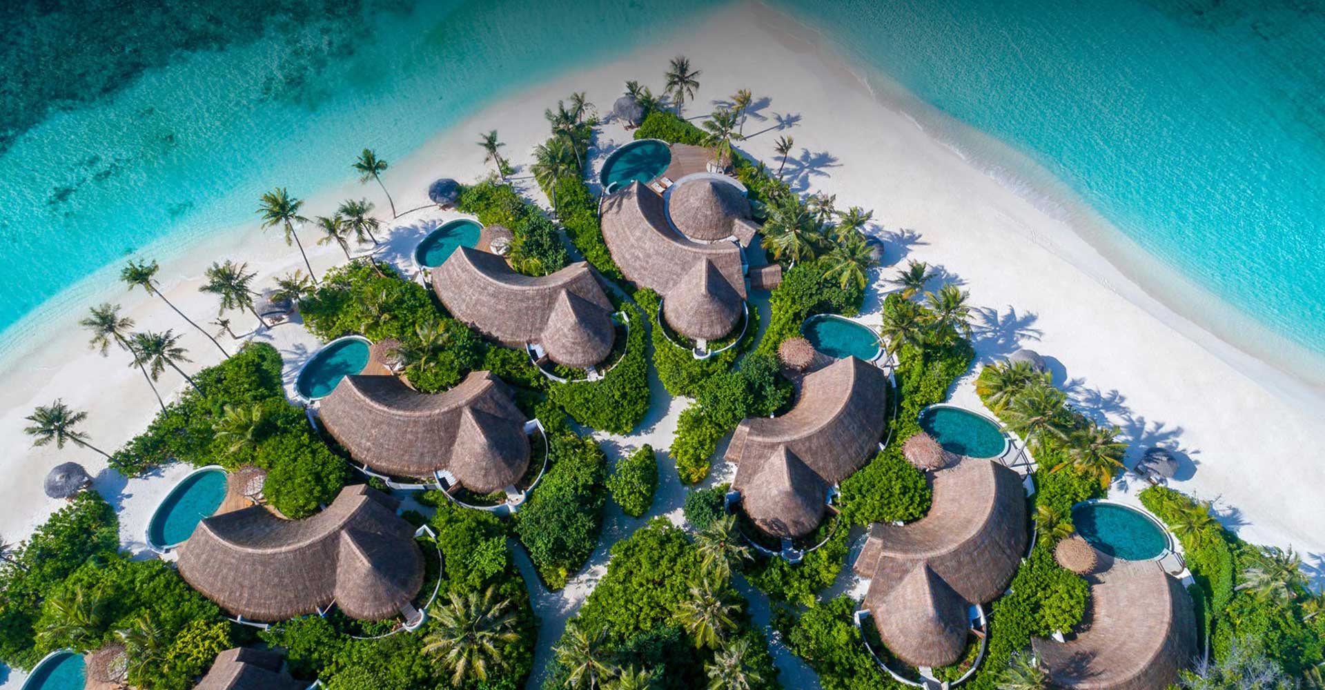 モルディブのビーチリゾート | ミライドゥのビーチフロントの宿泊施設